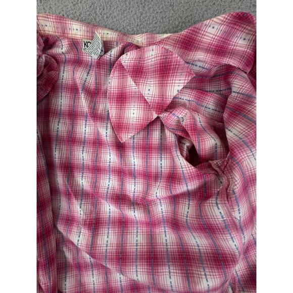 Koret City Blues Womens Pink Plaid Button Shirt Size S - Picture 5 of 15